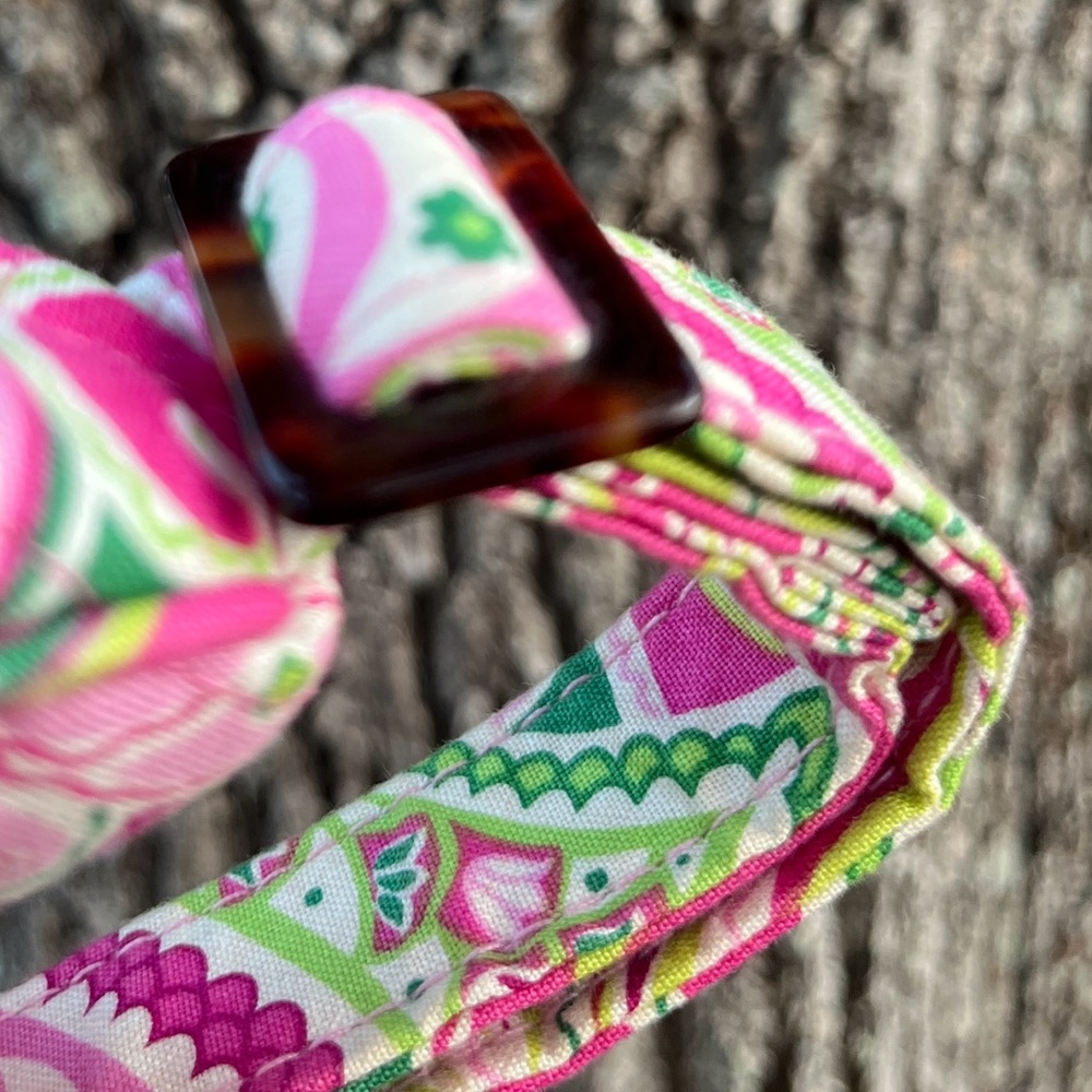 Vera Bradley Pinwheel Pink Small Libby Cargo Hobo Crossbody Bag Purse Pockets - Picture 13 of 16